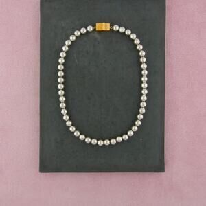 ivi los angeles sterling silver kelly bead necklace size 15.5in